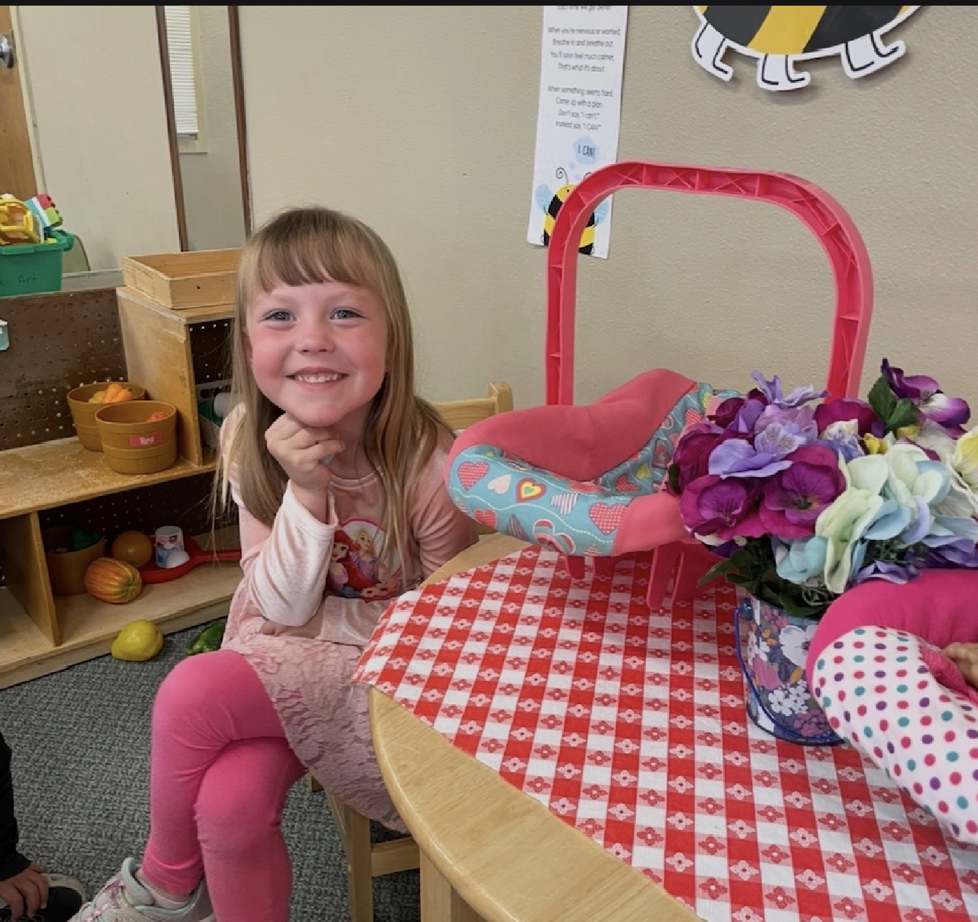 School day preschool student